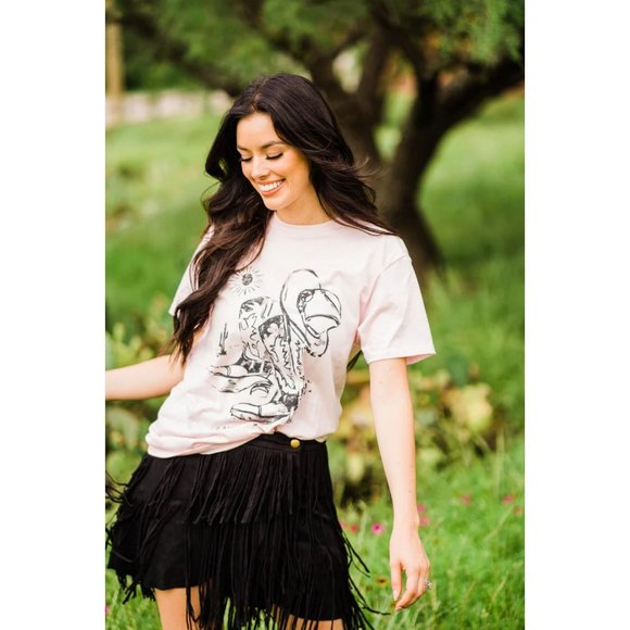 SMOOTH DREAM FRINGE SKIRT - Picture 4 of 4